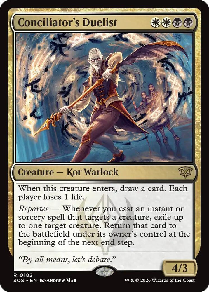 Image for Conciliator's Duelist (182) (Secrets of Strixhaven) - Magic: The Gathering