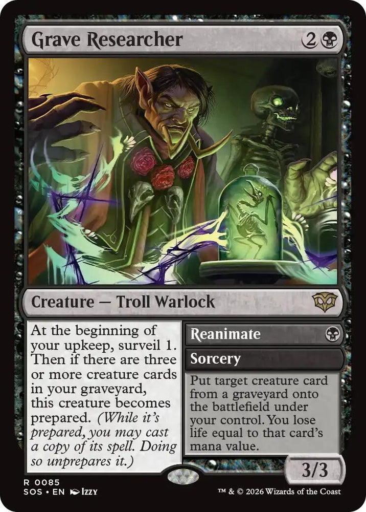Image for Grave Researcher (85) (Secrets of Strixhaven) - Magic: The Gathering