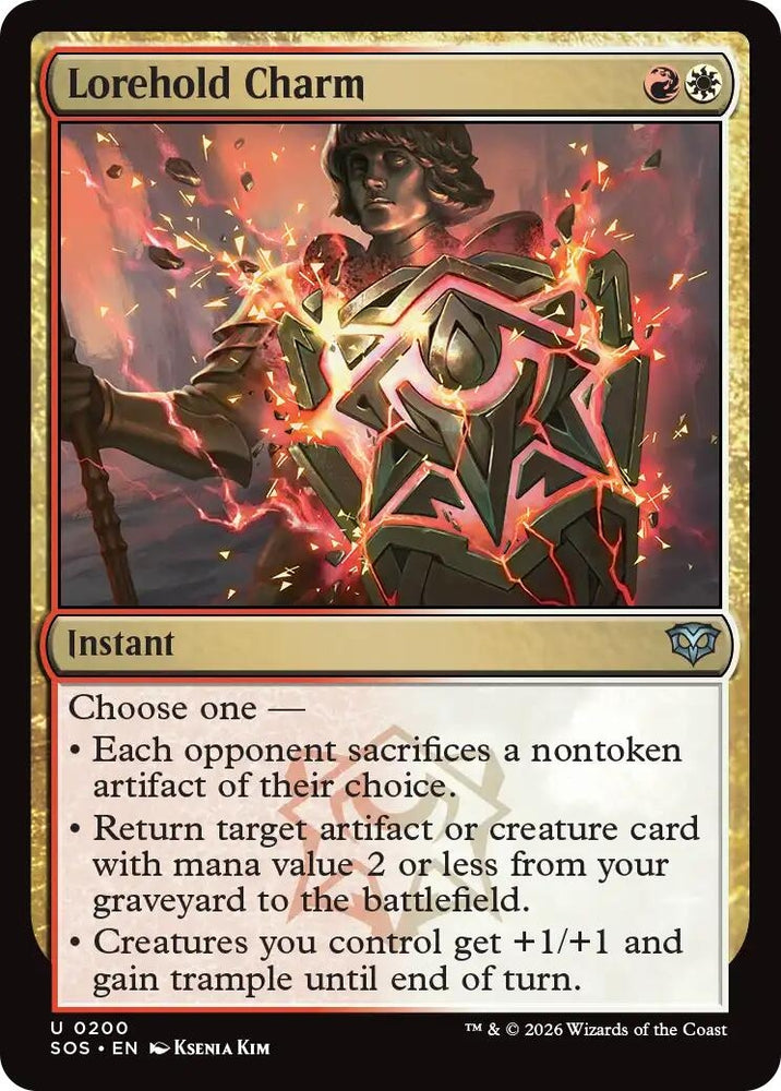 Image for Lorehold Charm (200) (Secrets of Strixhaven) - Magic: The Gathering