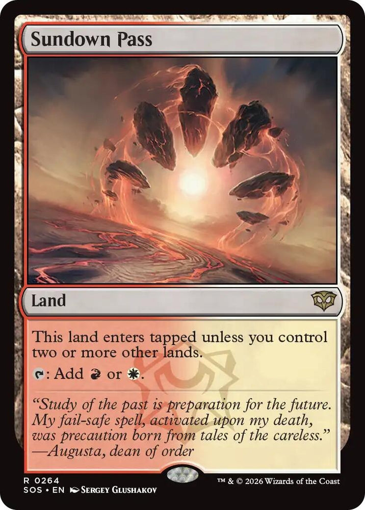 Image for Sundown Pass (264) (Secrets of Strixhaven) - Magic: The Gathering
