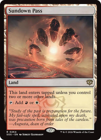 Image for Sundown Pass (264) (Secrets of Strixhaven) - Magic: The Gathering