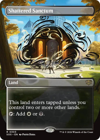 Image for Shattered Sanctum (Borderless) (303) (Secrets of Strixhaven) - Magic: The Gathering