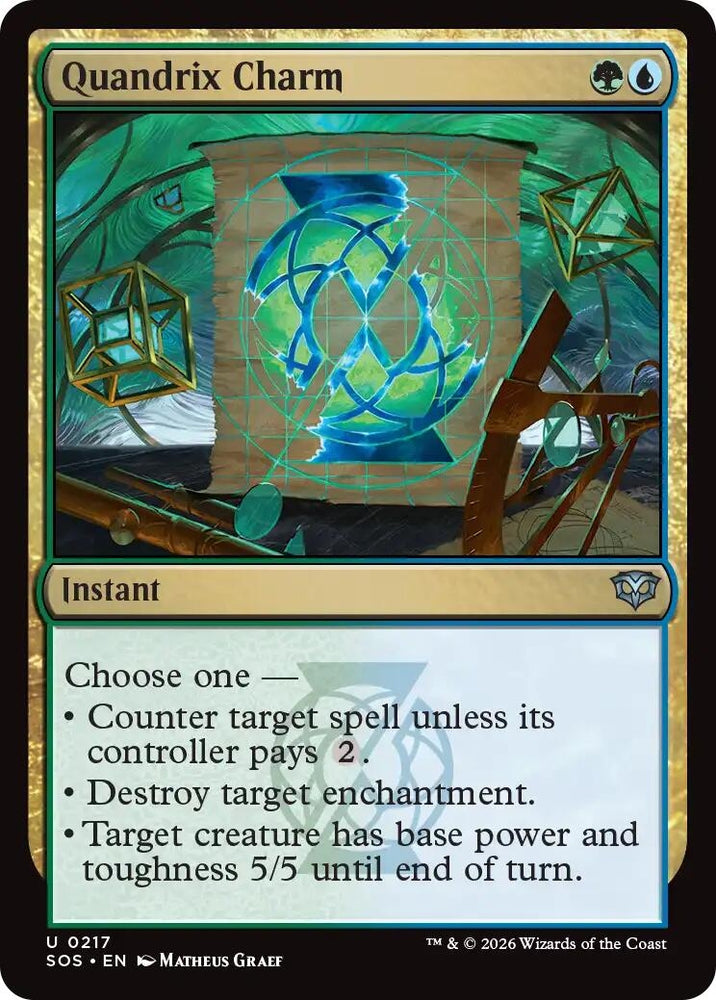 Image for Quandrix Charm (217) (Secrets of Strixhaven) - Magic: The Gathering
