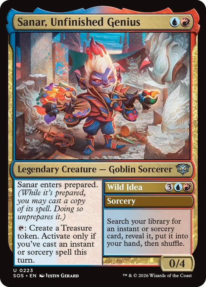Image for Sanar, Unfinished Genius (223) (Secrets of Strixhaven) - Magic: The Gathering