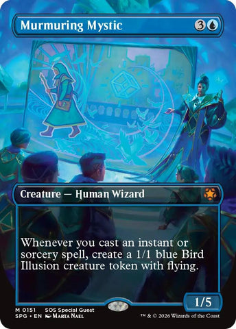 Image for Murmuring Mystic (Borderless) (151) (Special Guests) - Magic: The Gathering