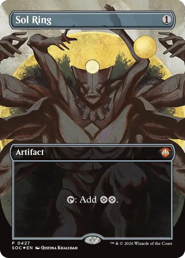 Image for Sol Ring (Borderless) (427) (Secrets of Strixhaven) - Magic: The Gathering