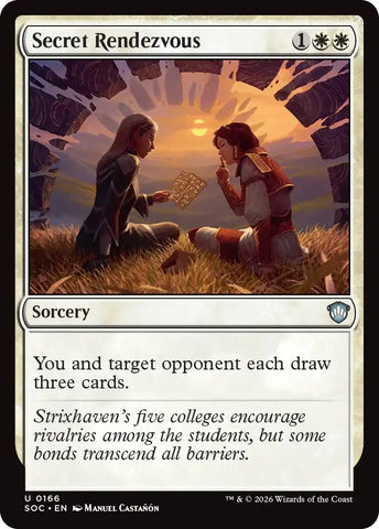 Image for Secret Rendezvous (166) (Commander: Secrets of Strixhaven) - Magic: The Gathering
