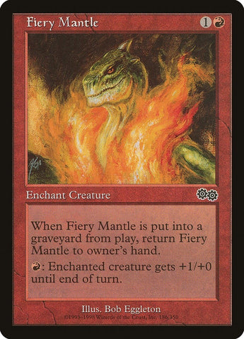 Image for Fiery Mantle (186) [Urza's Saga]