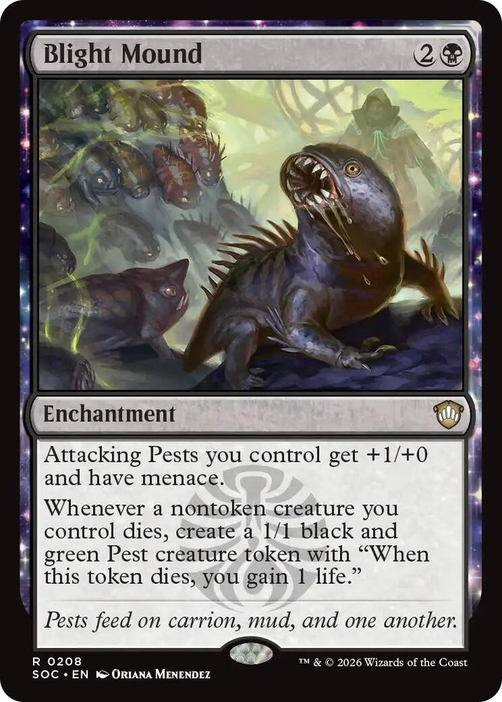 Image for Blight Mound (208) (Secrets of Strixhaven) - Magic: The Gathering