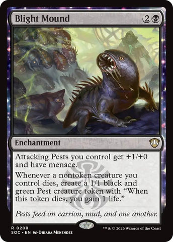 Image for Blight Mound (208) (Secrets of Strixhaven) - Magic: The Gathering