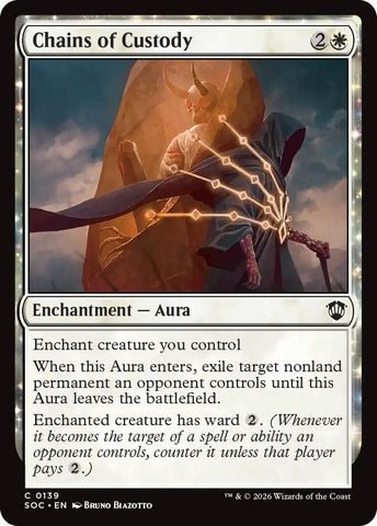 Image for Chains of Custody (139) (Secrets of Strixhaven) - Magic: The Gathering