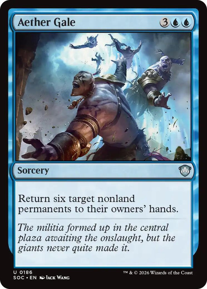Image for Aether Gale (186) (Commander: Secrets of Strixhaven) - Magic: The Gathering
