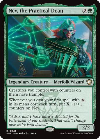 Image for Nev, the Practical Dean (41) (Secrets of Strixhaven) - Magic: The Gathering