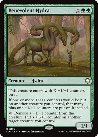 Image for Benevolent Hydra (124) (Secrets of Strixhaven) - Magic: The Gathering