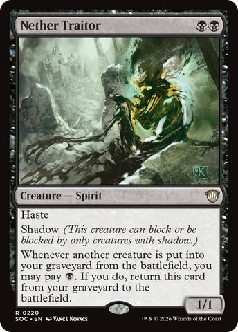 Image for Nether Traitor (220) (Secrets of Strixhaven) - Magic: The Gathering