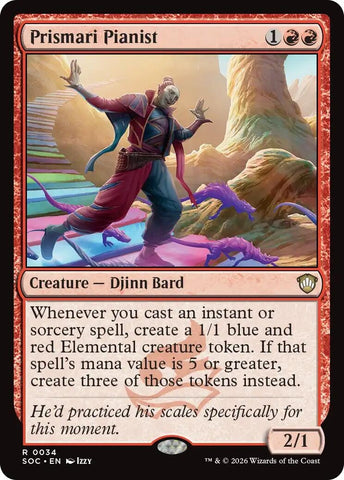 Image for Prismari Pianist (34) (Secrets of Strixhaven) - Magic: The Gathering