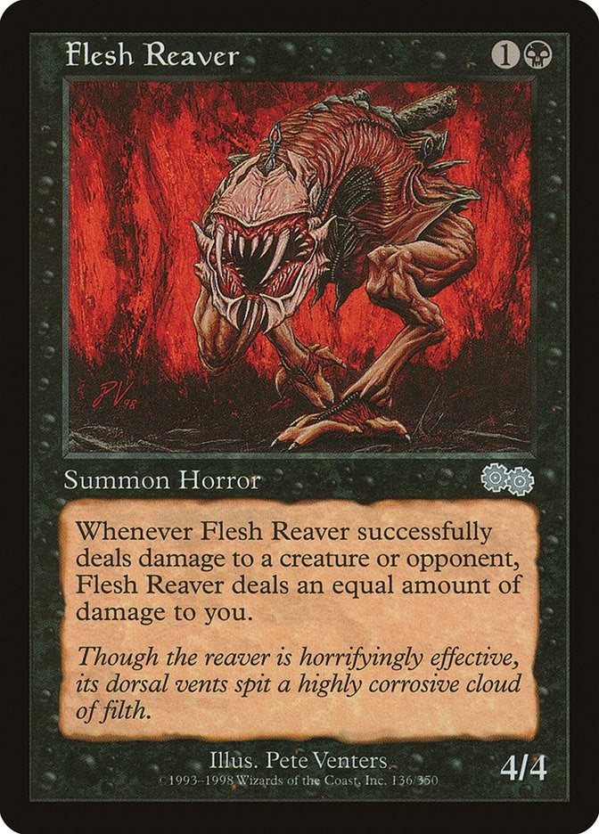 Image for Flesh Reaver (136) [Urza's Saga]