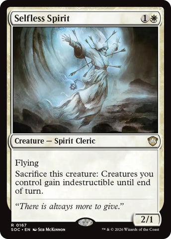 Image for Selfless Spirit (167) (Secrets of Strixhaven) - Magic: The Gathering