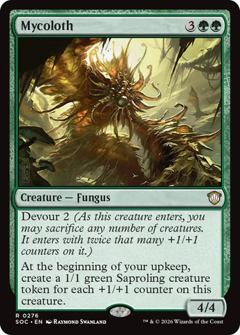 Image for Mycoloth (276) (Secrets of Strixhaven) - Magic: The Gathering