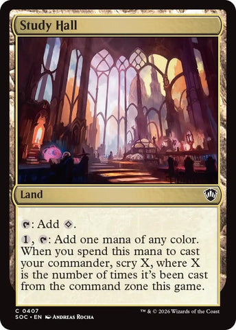 Image for Study Hall (407) (Secrets of Strixhaven) - Magic: The Gathering