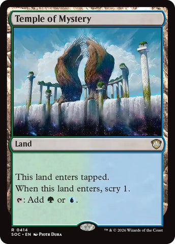 Image for Temple of Mystery (414) (Secrets of Strixhaven) - Magic: The Gathering