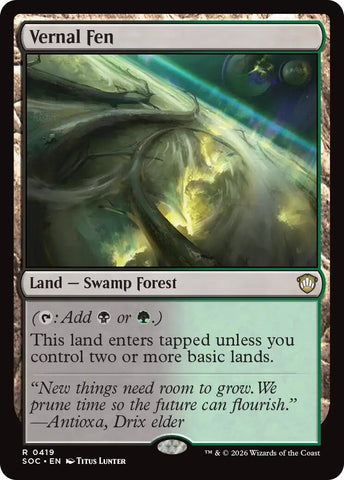 Image for Vernal Fen (419) (Secrets of Strixhaven) - Magic: The Gathering