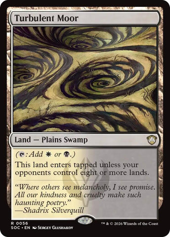 Image for Turbulent Moor (56) (Secrets of Strixhaven) - Magic: The Gathering