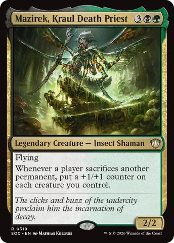 Image for Mazirek, Kraul Death Priest (319) (Secrets of Strixhaven) - Magic: The Gathering