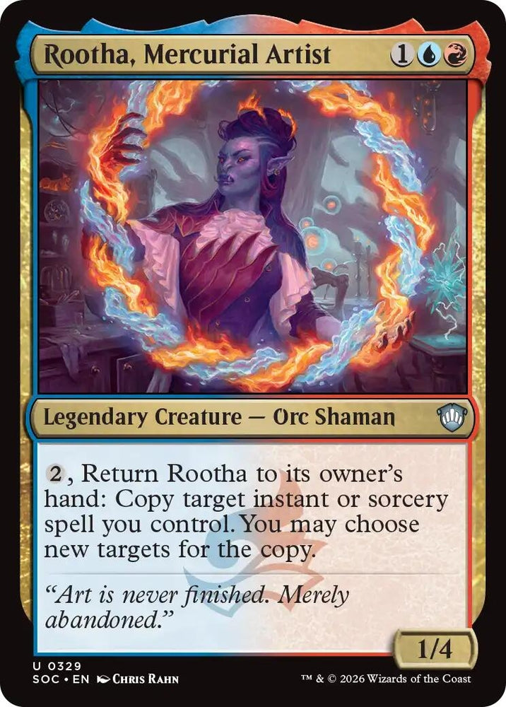 Image for Rootha, Mercurial Artist (329) (Secrets of Strixhaven) - Magic: The Gathering