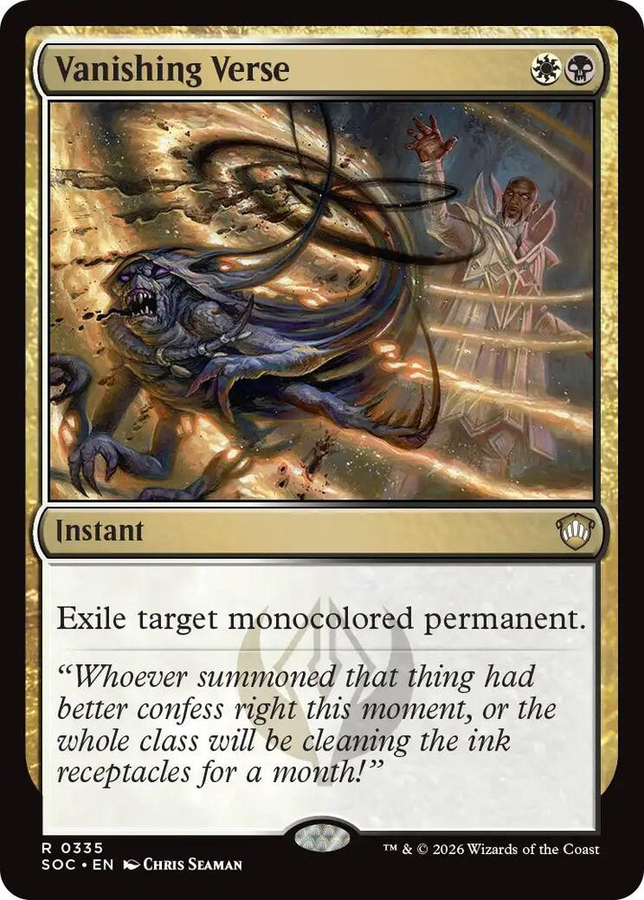 Image for Vanishing Verse (335) (Secrets of Strixhaven) - Magic: The Gathering