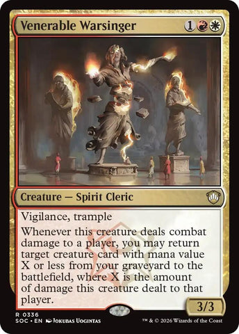 Image for Venerable Warsinger (336) (Secrets of Strixhaven) - Magic: The Gathering