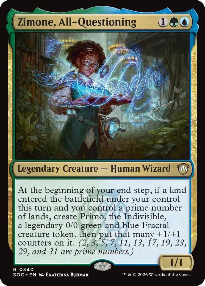 Image for Zimone, All-Questioning (340) (Secrets of Strixhaven) - Magic: The Gathering