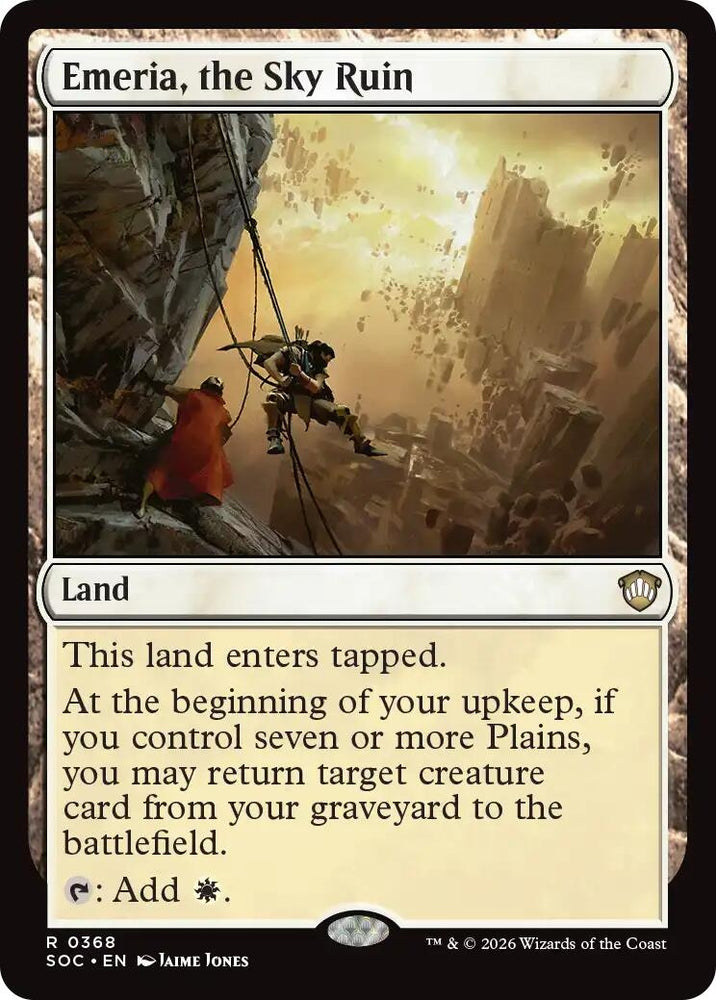 Image for Emeria, the Sky Ruin (368) (Secrets of Strixhaven) - Magic: The Gathering