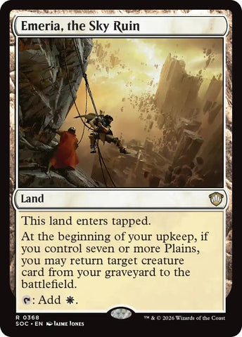 Image for Emeria, the Sky Ruin (368) (Secrets of Strixhaven) - Magic: The Gathering