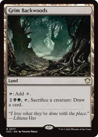 Image for Grim Backwoods (377) (Secrets of Strixhaven) - Magic: The Gathering