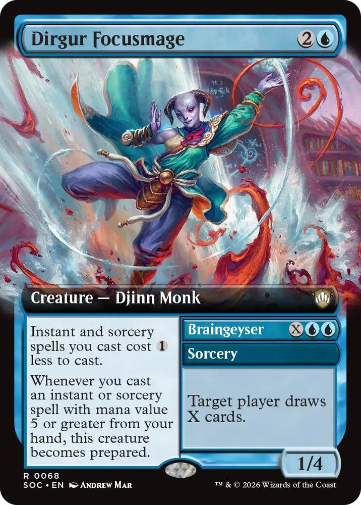 Image for Dirgur Focusmage (Extended Art) (68) (Secrets of Strixhaven) - Magic: The Gathering