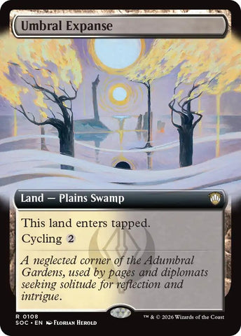 Image for Umbral Expanse (Extended Art) (108) (Secrets of Strixhaven) - Magic: The Gathering