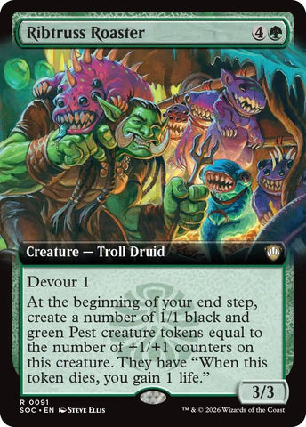 Image for Ribtruss Roaster (Extended Art) (91) (Secrets of Strixhaven) - Magic: The Gathering