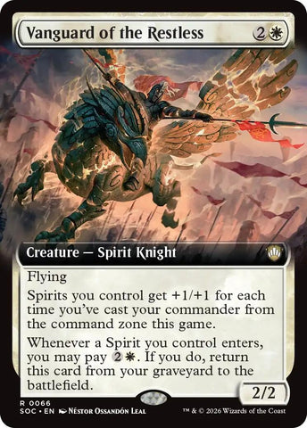 Image for Vanguard of the Restless (Extended Art) (66) (Secrets of Strixhaven) - Magic: The Gathering