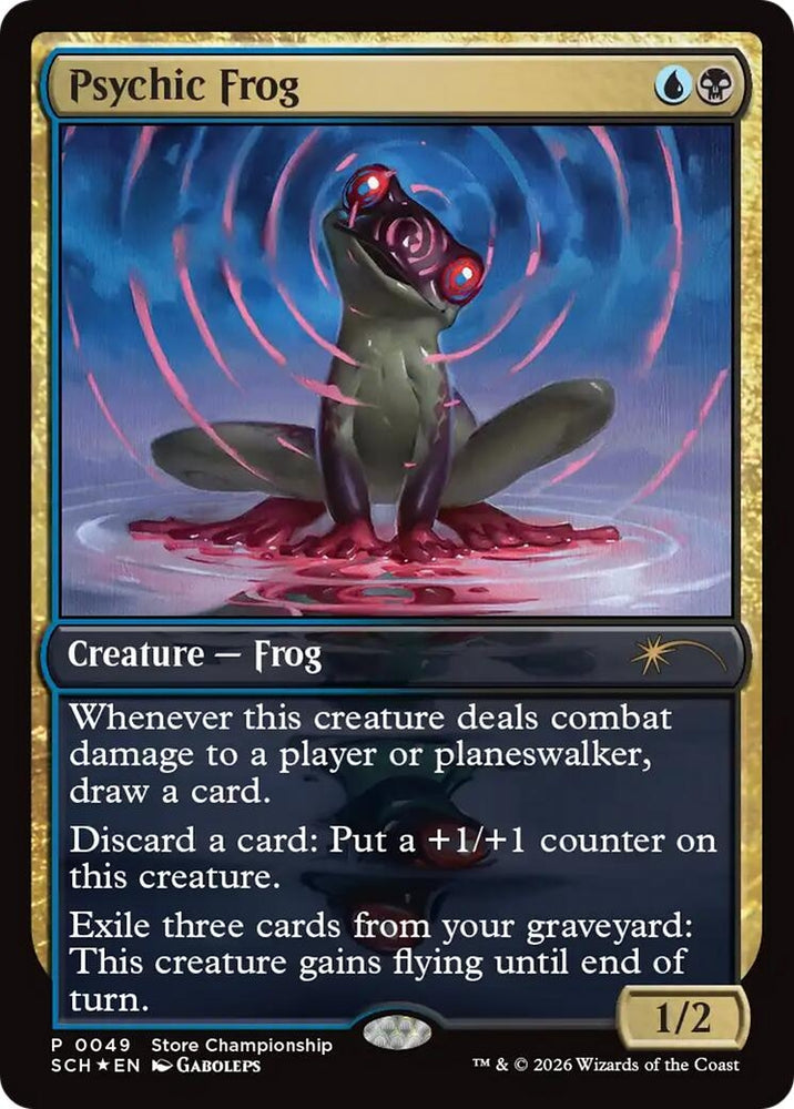 Image for Psychic Frog (49) (Game Day & Store Championship Promos) (GAME) - Magic: The Gathering