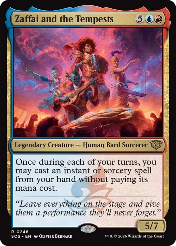 Image for Zaffai and the Tempests (246) (Secrets of Strixhaven) - Magic: The Gathering