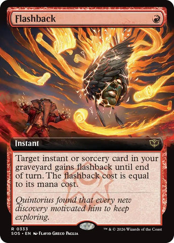 Image for Flashback (Extended Art) (333) (Secrets of Strixhaven) - Magic: The Gathering