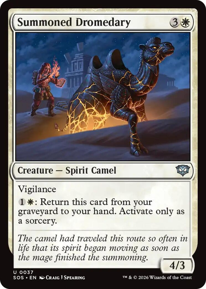 Image for Summoned Dromedary (37) (Secrets of Strixhaven) - Magic: The Gathering