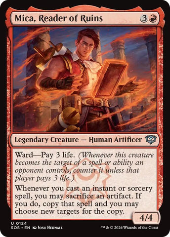 Image for Mica, Reader of Ruins (124) (Secrets of Strixhaven) - Magic: The Gathering