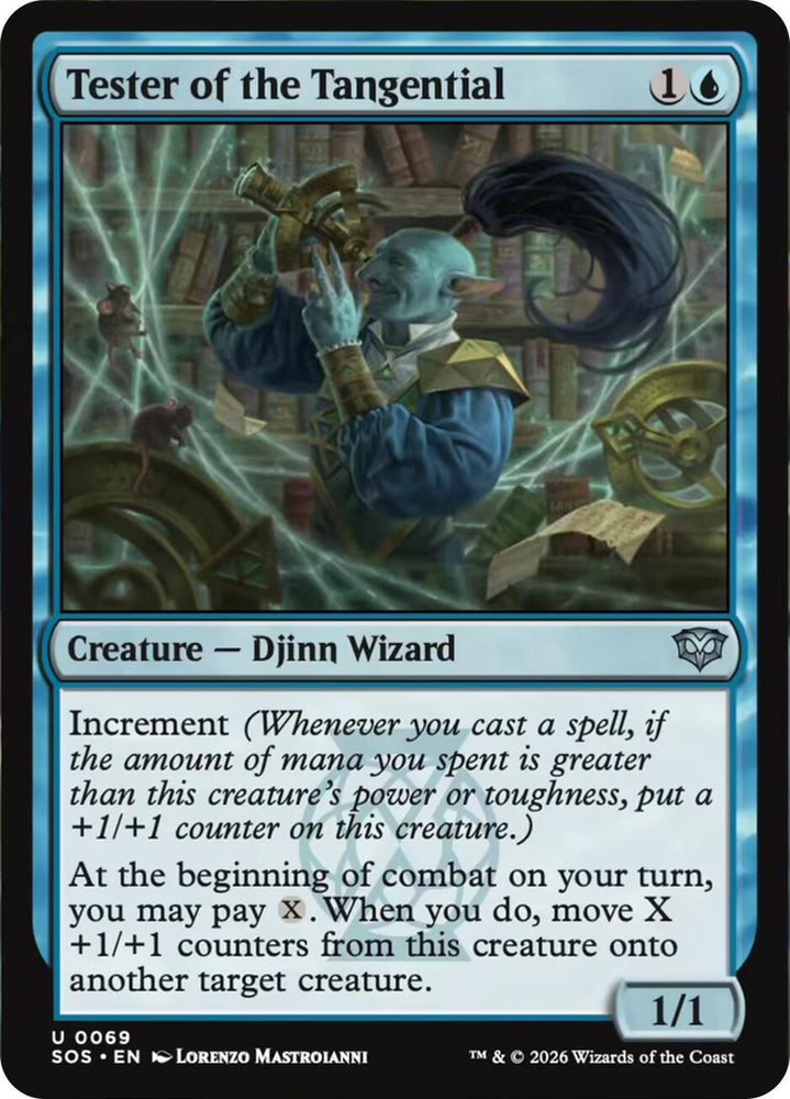 Image for Tester of the Tangential (69) (Secrets of Strixhaven) - Magic: The Gathering