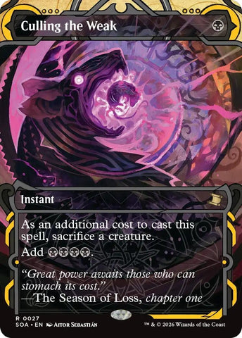 Image for Culling the Weak (27) (Secrets of Strixhaven: Mystical Archive) - Magic: The Gathering