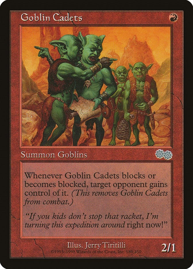 Image for Goblin Cadets (189) [Urza's Saga]