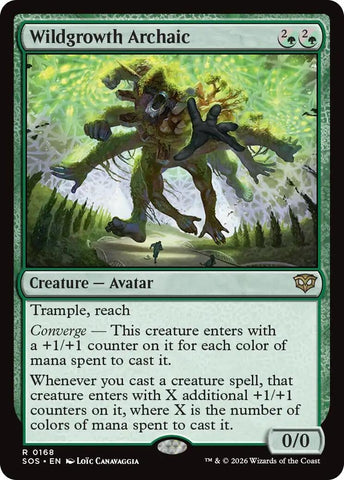Image for Wildgrowth Archaic (168) (Secrets of Strixhaven) - Magic: The Gathering