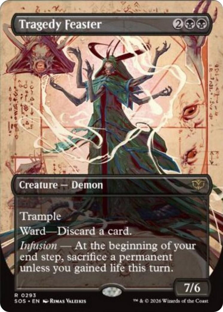 Image for Tragedy Feaster (Borderless) (293) (Secrets of Strixhaven) - Magic: The Gathering