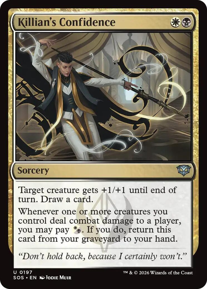 Image for Killian's Confidence (197) (Secrets of Strixhaven) - Magic: The Gathering